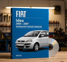 Fiat Idea 2003 - 2007 Workshop Manual Service Repair Guide on CD.