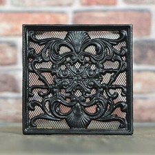 Large cast iron ornate - 9", x
