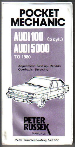 Audi 100 5000 1980 - &, pocket