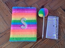 Rainbow Note Book, Pen Pencil