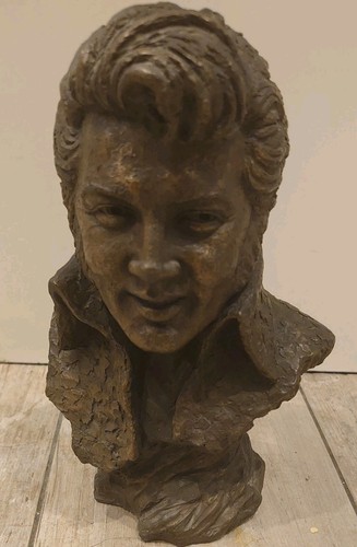 Elvis presley bronze - bust, by