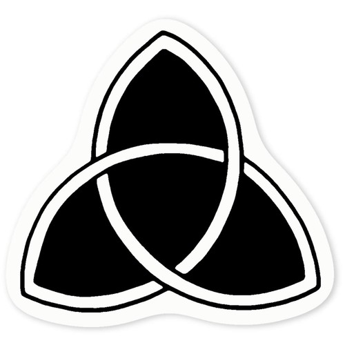 Celtic symbol clear sticker - clear,