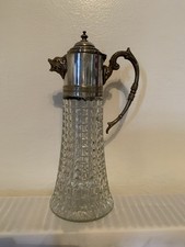 Vintage Cut Glass Claret Jug