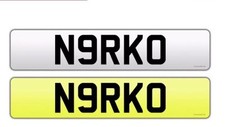 Narco Narko Private number plate personal registration car reg N9RKO Marko reg 