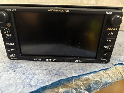 Toyota lc4 satnav - satnav, working