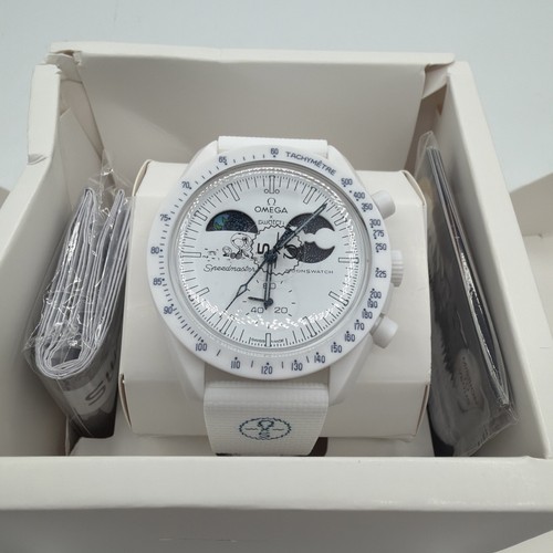 Omega swatch speedmaster - x,