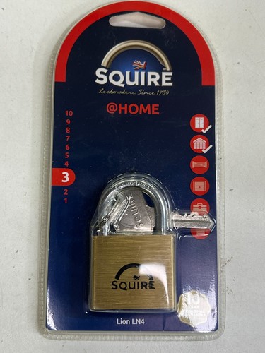 Squire ln4 40mm padlock brass - ln4,
