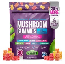 Mushroom Gummies 2500mg 80