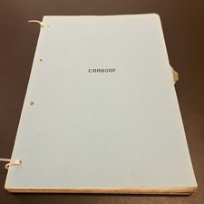 Honda CBR600F CBR 600 CBR600 Genuine OEM Workshop Service Manual 1989