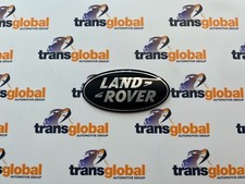 Black & Silver Grille Badge for Range Rover Sport 4.2 V8 Supercharged Genuine LR