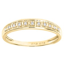 9ct Yellow Gold Diamond