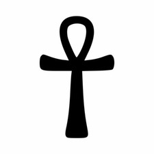 Set of 2 x Ankh Iron on Screen