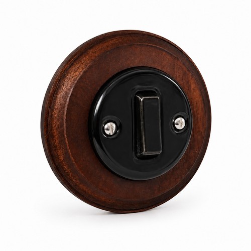 Black ceramic porcelain light - ceramic,
