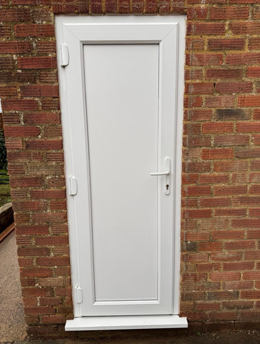 White upvc single panel - upvc, 1-panel