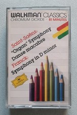 Walkman Classics - Saint-Saens Original Deutsche Grammophon Cassette Tape