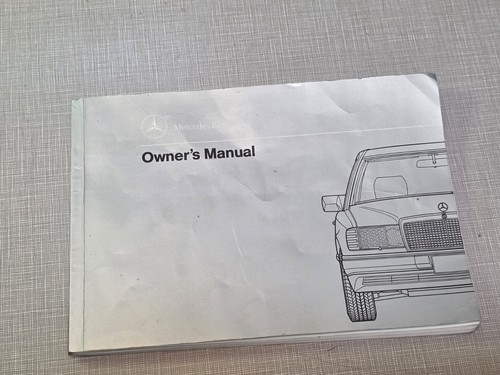 Mercedes 1993 owners - mercedes, manual