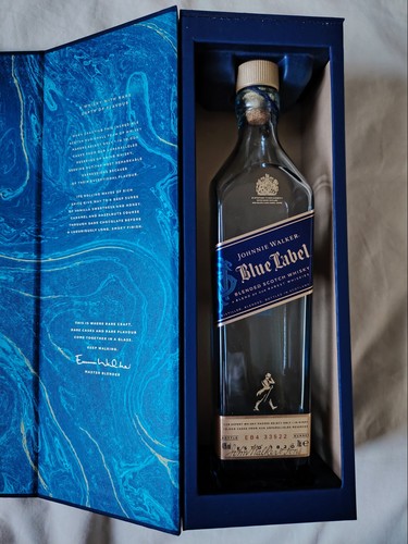 Johnnie walker blue label - blue,