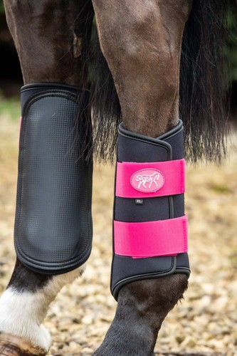 Double locking brushing boots - double,