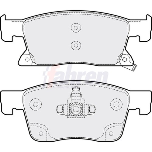 Brake pads set for vauxhall - pads,