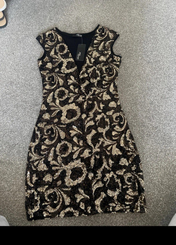 Jane norman black gold - norman, sequin