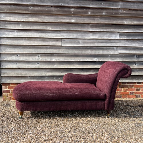 Purple chaise longue - longue, used