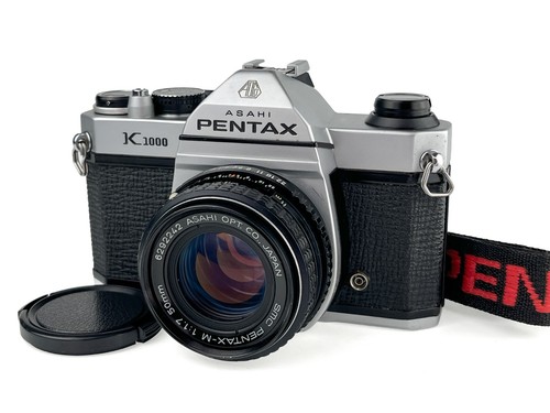 Pentax k1000 film camera 35mm - film,