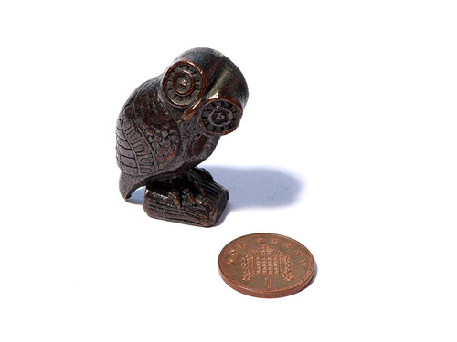 Antique 19thc miniature bronze - antique,