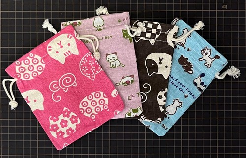 Small drawstring pouch bags - small,