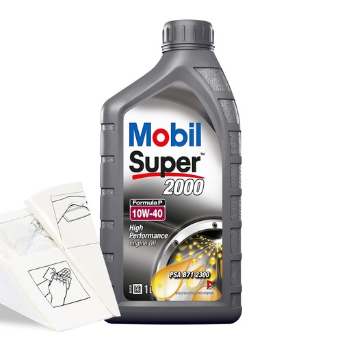 Engine oil mobil super - engine,