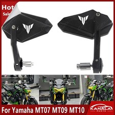 Motorcycle Rearview Handle Bar End Mirror Side Mirror For Yamaha MT07 MT09 MT10