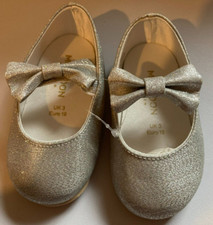 Monsoon baby girl shoes silver - baby,