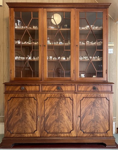 Reproduction hardwood bookcase