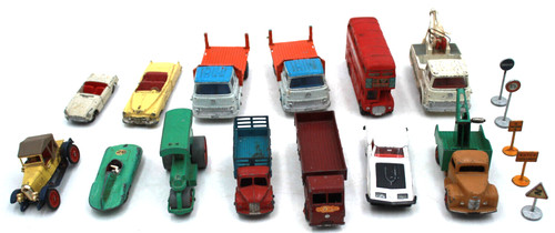 13pc vtg dinky supertoys - 13pc,