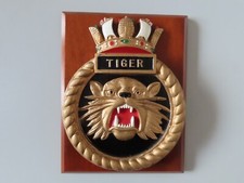 HMS Tiger Crest Wall Plaque