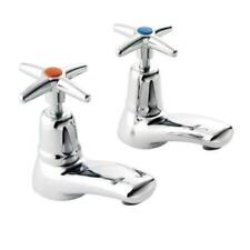  Pegler Mercia Cross 3/4" Bath Taps (pair) Chromium plated 350902 