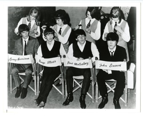 Early beatles group photo with - group,