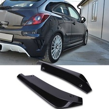 For Vauxhall Corsa VXR Rear Bumper Diffuser Splitter Bumper Canard Lips Gloss UK