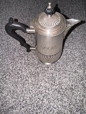 Antique silver-plated Fluted