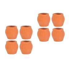  4 Pcs Mini Terracotta Pots