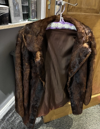 Womens brown real - brown, fur