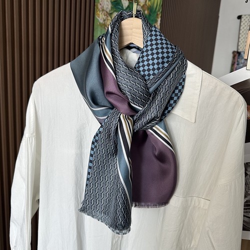 Men mulberry silk scarf - men’s💯mulberry,