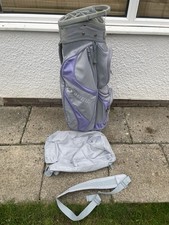 Motocaddy Lite Series Golf Cart Bag – Grey & Purple – Rain Cover