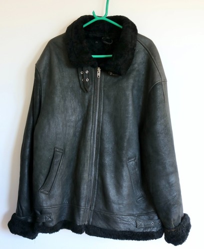 Vintage shearling sheepskin - b3,