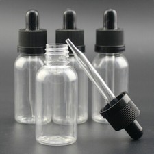 1~100pcs EmptyGlass Dropper
