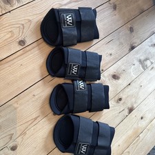 Woof Wear Brushing Boots Black x4