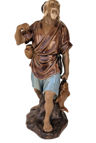 Vintage shiwan fisherman - vintage,