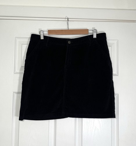 Fat face cord skirt black - fat,