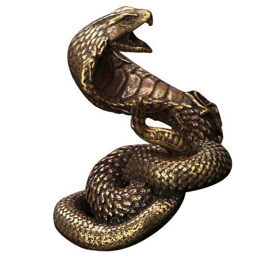 Snake figurine ornament - snake,