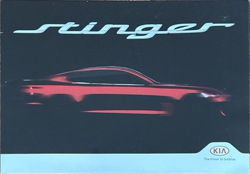 Kia stinger brochure - stinger,