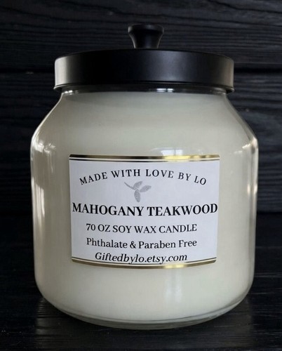 Jumbo candle mahogany - jumbo,